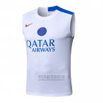 Camiseta De Futbol de Entrenamiento Paris Saint-Germain Sin Mangas 2025-2026 Blanco