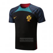 Camiseta De Futbol de Entrenamiento Portugal 2022-2023 Negro