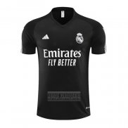 Camiseta De Futbol de Entrenamiento Real Madrid 2023-2024 Negro
