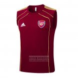 Camiseta De Futbol de Entrenamiento Roma Sin Mangas 2025-2026 Rojo