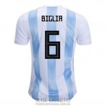 Camiseta de Futbol Argentina Jugador Biglia Primera 2018