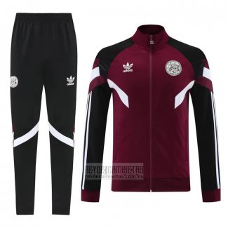 Chandal de Chaqueta del Ajax 2024-2025 Rojo