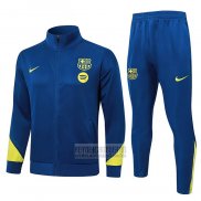 Chandal de Chaqueta del Barcelona 2026-2027 Azul Amarillo