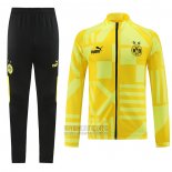 Chandal de Chaqueta del Borussia Dortmund 2022-2023 Amarillo