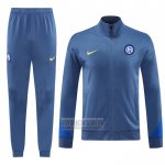 Chandal de Chaqueta del Inter Milan 2024-2025 Azul