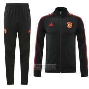 Chandal de Chaqueta del Manchester United 2022-2023 Negro