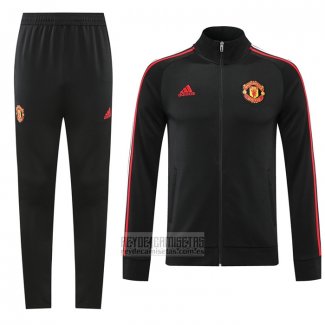 Chandal de Chaqueta del Manchester United 2022-2023 Negro