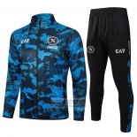 Chandal de Chaqueta del Napoli Nino 2024-2025 Azul