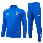 Chandal de Chaqueta del Real Madrid Nino 2025-2026 Azul Claro