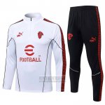 Chandal de Sudadera del AC Milan 2025-2026 Blanco