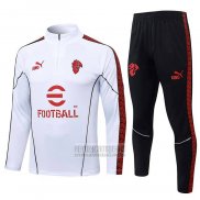 Chandal de Sudadera del AC Milan 2025-2026 Blanco