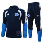 Chandal de Sudadera del Cruzeiro Nino 2026-2027 Azul Oscuro
