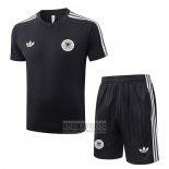 Chandal del Alemania Manga Corta 2026-2027 Negro - Pantalon Corto