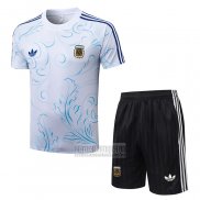 Chandal del Argentina Manga Corta 2026-2027 Blanco - Pantalon Corto
