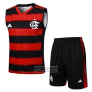 Chandal del Flamengo Sin Mangas 2025-2026 Negro Rojo