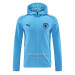 Chaqueta con Capucha del Manchester City 2024-2025 Azul