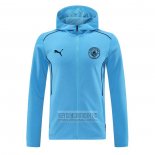 Chaqueta con Capucha del Manchester City 2024-2025 Azul
