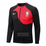 Chaqueta del Corea del Sur 2022-2023 Negro y Rojo