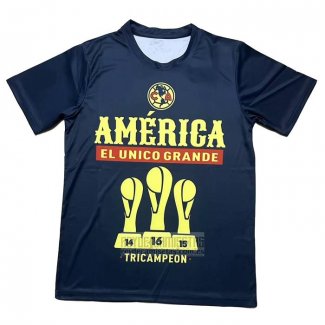 Tailandia Camiseta De Futbol America Champion 2024 Azul