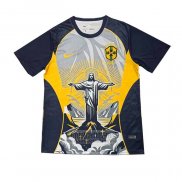 Tailandia Camiseta De Futbol Brasil Jesus 2026 Gris Amarillo