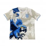 Tailandia Camiseta De Futbol Brasil Special 2025-2026 Gris Azul