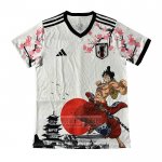 Tailandia Camiseta De Futbol Japon ONE PIECE 2025-2026 Blanco