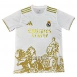 Tailandia Camiseta De Futbol Real Madrid Special 2024-2025 Blanco Amarillo