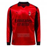 Camiseta De Futbol AC Milan Cuarto Manga Larga 2025-2026