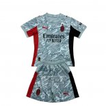 Camiseta De Futbol AC Milan Portero Nino 2025-2026 Azul