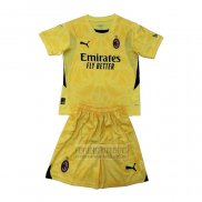 Camiseta De Futbol AC Milan Portero Segunda Nino 2024-2025