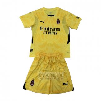 Camiseta De Futbol AC Milan Portero Segunda Nino 2024-2025