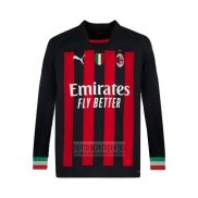 Camiseta De Futbol AC Milan Primera Manga Larga 2022-2023