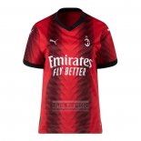 Camiseta De Futbol AC Milan Primera Mujer 2023-2024