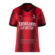 Camiseta De Futbol AC Milan Primera Mujer 2023-2024