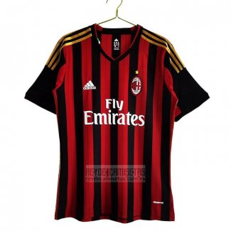 Camiseta De Futbol AC Milan Primera Retro 13-14
