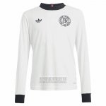 Camiseta De Futbol Alemania 125 Aniversario Manga Larga 2025 Blanco