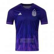 Camiseta De Futbol Argentina 3 Estrellas Segunda 2022