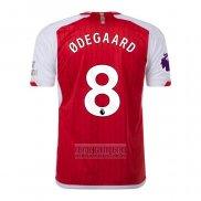 Camiseta De Futbol Arsenal Jugador Odegaard Primera 2023-2024