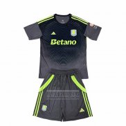 Camiseta De Futbol Aston Villa Portero Nino 2025-2026 Negro