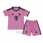 Camiseta De Futbol Bayern Munich Portero Nino 2025-2026 Rosa