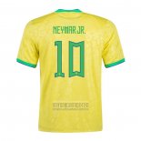 Camiseta De Futbol Brasil Jugador Neymar Jr. Primera 2022