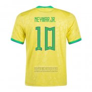 Camiseta De Futbol Brasil Jugador Neymar Jr. Primera 2022