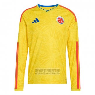 Camiseta De Futbol Colombia Primera Manga Larga 2026