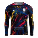 Camiseta De Futbol Corea del Sur Segunda Manga Larga 2022