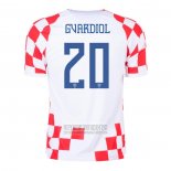 Camiseta De Futbol Croacia Jugador Gvardiol Primera 2022