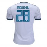 Camiseta De Futbol Rusia Jagudor Smolnikov Segunda 2018