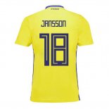 Camiseta De Futbol Suecia Jugador Jansson Primera 2018