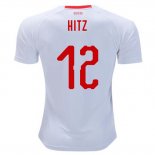 Camiseta De Futbol Suiza Jugador Hitz Segunda 2018