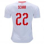 Camiseta De Futbol Suiza Jugador Schar Segunda 2018