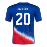 Camiseta De Futbol Estados Unidos Jugador Balogun Segunda 2024